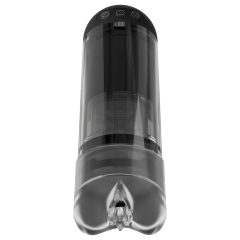   PDX Elite Extender Pro - dobíjecí sací a vibrační umělá vagína (černá)