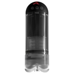   PDX Elite Extender Pro - dobíjecí sací a vibrační umělá vagína (černá)
