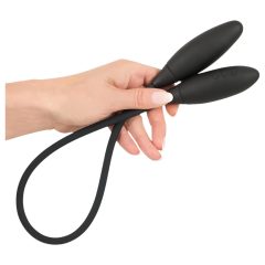   Výběr pro páry - akumulátorový dvojitý vibrátor (černý)