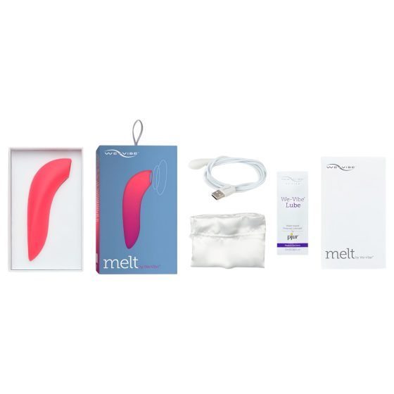 We-Vibe Melt - chytrý stimulátor klitorisu s tlakem vzduchu (korálový)