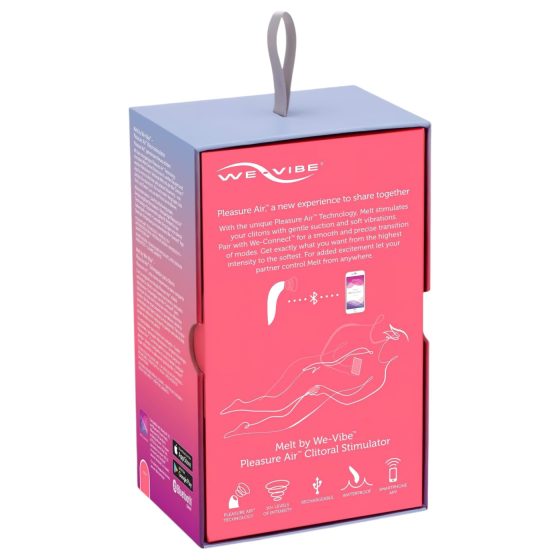 We-Vibe Melt - chytrý stimulátor klitorisu s tlakem vzduchu (korálový)