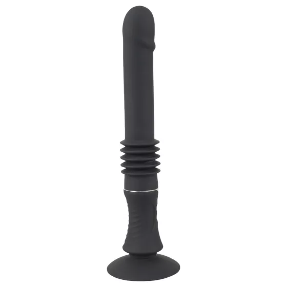 You2Toys Fucking Machine - přirážecí vibrátor s přísavkou (černý)