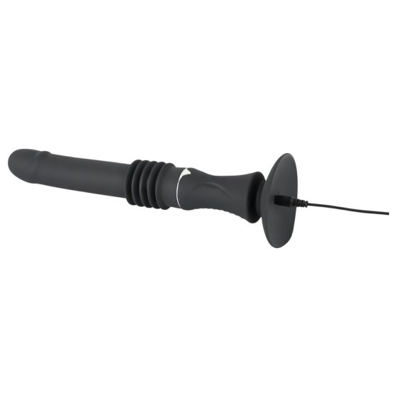 You2Toys Šukací Stroj - přísavkový vibrační stimulátor (černý)