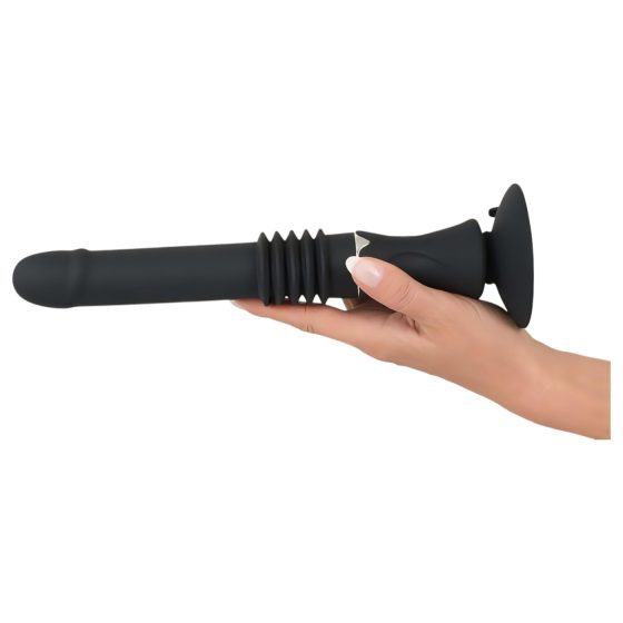 You2Toys Šukací Stroj - přísavkový vibrační stimulátor (černý)