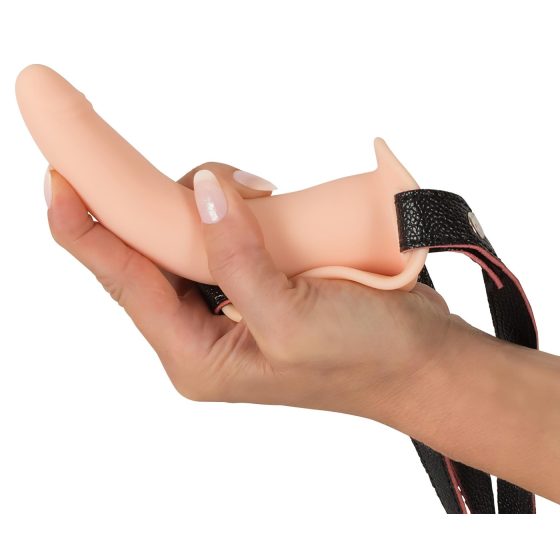 You2Toys - Strap-On - dobíjecí, připínací vibrátor (přírodní)
