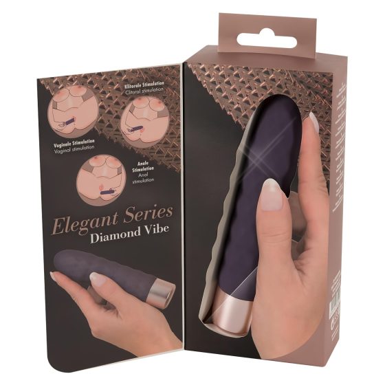 You2Toys Elegant Diamond - akumulátorový tyčový vibrátor (fialový)