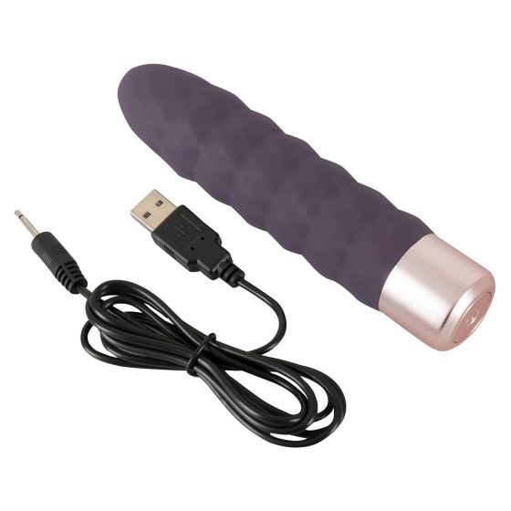 You2Toys Elegant Diamond - akumulátorový tyčový vibrátor (fialový)
