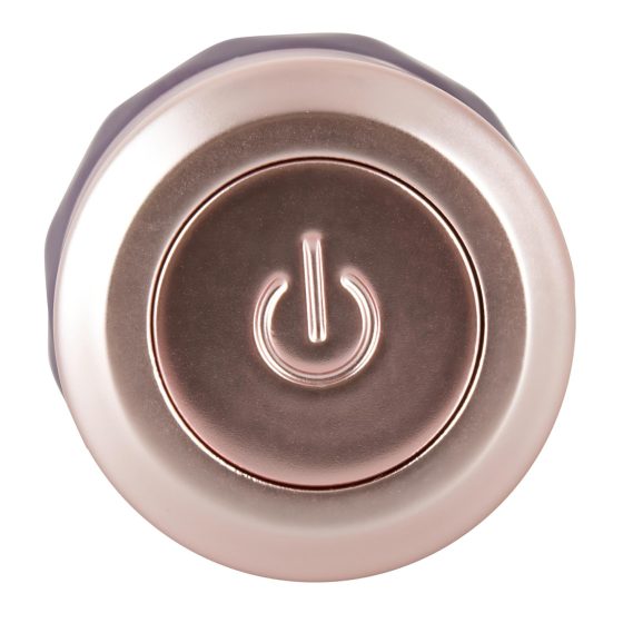 You2Toys - vibrátor s diamantovým vzhledem - dobíjecí, fialový