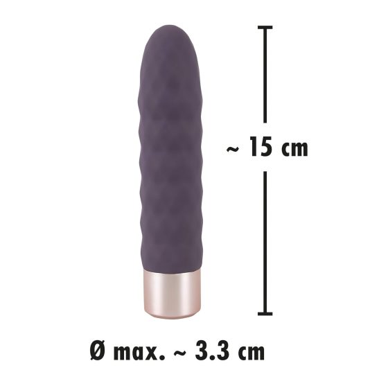 You2Toys Elegant Diamond - akumulátorový tyčový vibrátor (fialový)