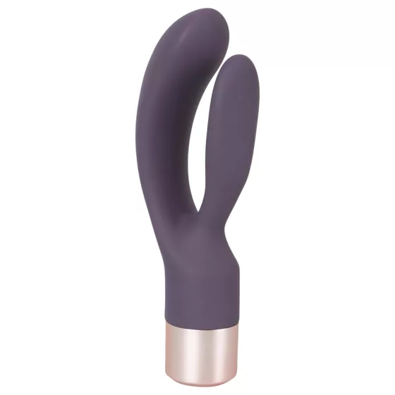 You2Toys - vibrátor s stimulací klitorisu - dobíjecí, fialový