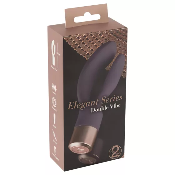 You2Toys - vibrátor s stimulací klitorisu - dobíjecí, fialový
