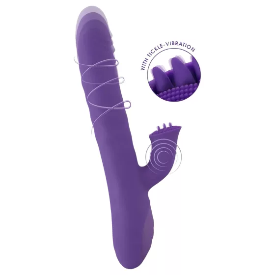 Smile Pearl - vibrátor s perličkami - fialový