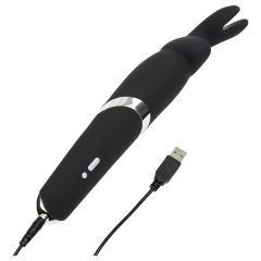   Happyrabbit Wand - akumulátorový masážní vibrátor (černý)