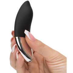  Fifty Shades of Grey Relentless Panty - Vibrátor na klitoris (černo-stříbrný)