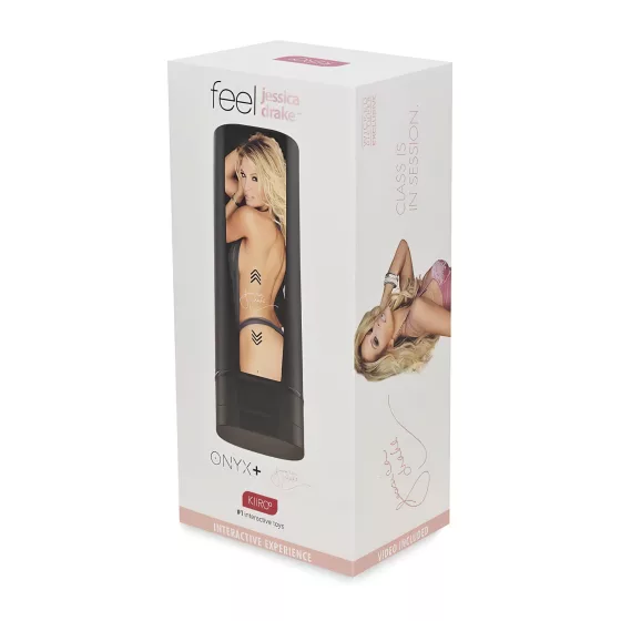 Kiiroo Onyx+ Jessica Drake - interaktivní masturbátor - černý