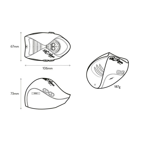 Hot Octopuss - masturbátor pro muže - dobíjecí - černý