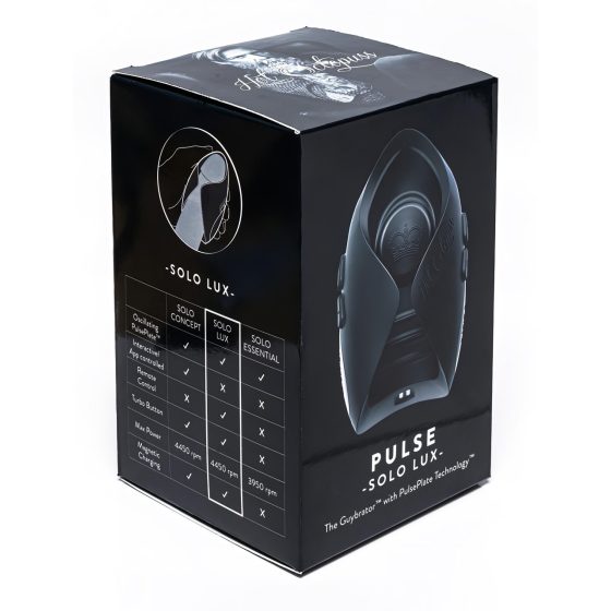 Hot Octopuss - masturbátor pro muže - dálkové ovládání - černá