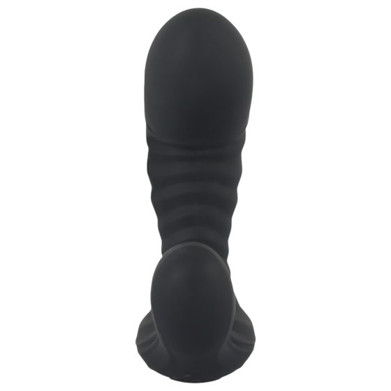 You2Toys - nafukovací vibrátor s dálkovým ovládáním (černý)