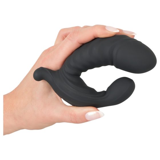 You2Toys - nafukovací vibrátor s dálkovým ovládáním (černý)