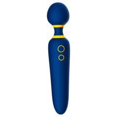   ROMP Flip Wand - akumulátorový, vodotěsný masážní vibrátor (modrý)