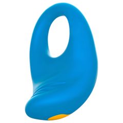   ROMP Juke - vodotěsný vibrační kroužek na penis (modrý)