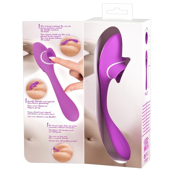 You2Toys 2 Funkční Vibe - dobíjecí 2v1 vibrátor (fialový)