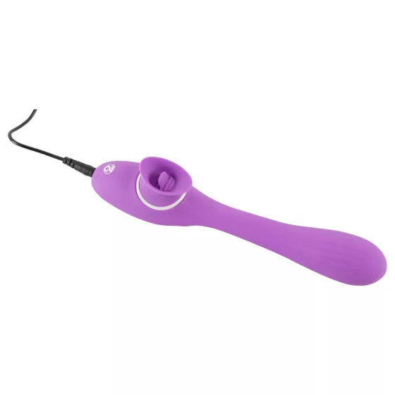 You2Toys - vibrátor 2v1 s akumulátorem - fialový