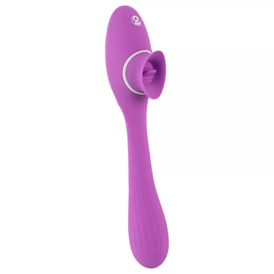 You2Toys - vibrátor 2v1 s akumulátorem - fialový