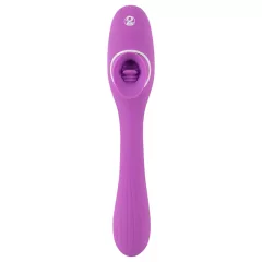 You2Toys - vibrátor 2v1 s akumulátorem - fialový