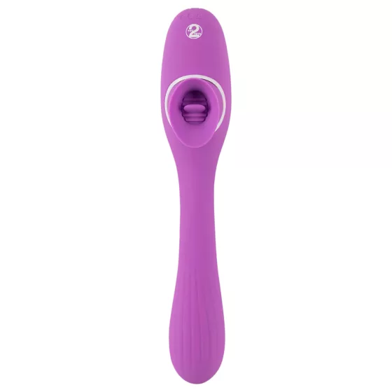 You2Toys - vibrátor 2v1 s akumulátorem - fialový