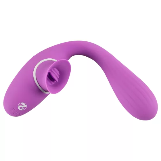 You2Toys - vibrátor 2v1 s akumulátorem - fialový
