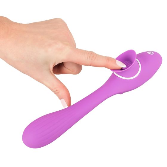 You2Toys 2 Funkční Vibe - dobíjecí 2v1 vibrátor (fialový)
