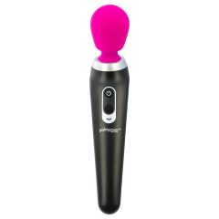   PalmPower Extreme Wand - dobíjecí masážní vibrátor (růžovo-černý)