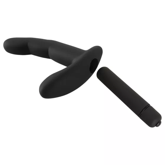 Rebel Naughty Finger - vibrátor na prostatu - černý