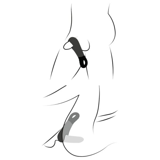 Fun Factory Manta - vibrátor na žalud (černý)