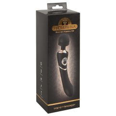   Cleopatra Hůlka - akumulátorový, voděodolný masážní vibrátor (černý)