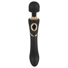   Cleopatra Hůlka - akumulátorový, voděodolný masážní vibrátor (černý)