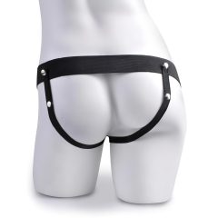   Fetish Strap-On 6 - připínací, dutý vibrátor (přírodní)