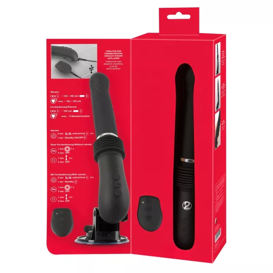 You2Toys RC Fucking Machine 2.0 - přirážecí a vibrační sexuální stroj s přísavkou