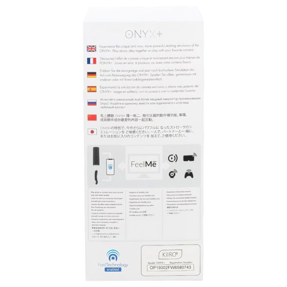 Kiiroo Onyx+ - interaktivní masturbátor (černý)