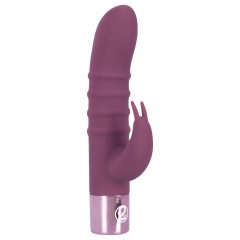   Rabbit Vibe - akumulátorový G-bod vibrátor s klitorálním ramenem (fialový)