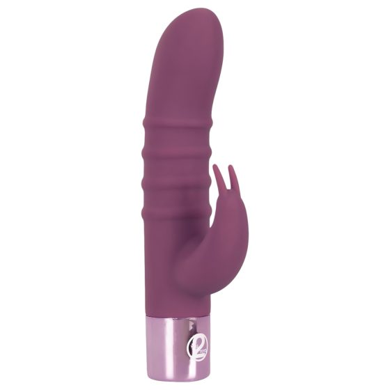 Rabbit Vibe - akumulátorový G-bod vibrátor s klitorálním ramenem (fialový)