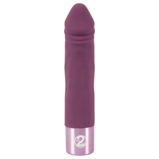 You2Toys Elegantní Realistický - akumulátorový, vodotěsný vibrátor (fialový)