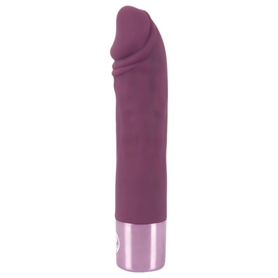 You2Toys Elegantní Realistický - akumulátorový, vodotěsný vibrátor (fialový)