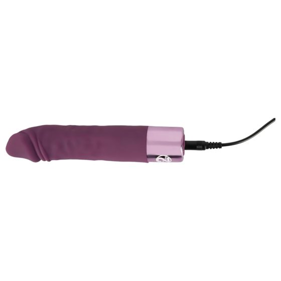 You2Toys Elegantní Realistický - akumulátorový, vodotěsný vibrátor (fialový)