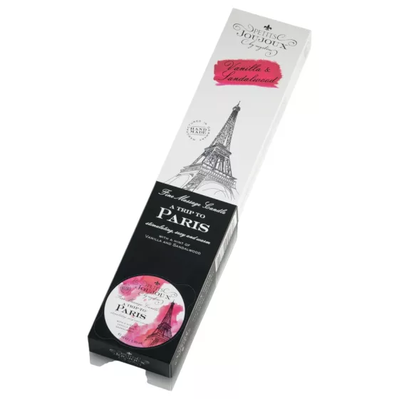 Petits Joujoux Paris - masážní svíčka - vanilka santalové dřevo - 5x43ml
