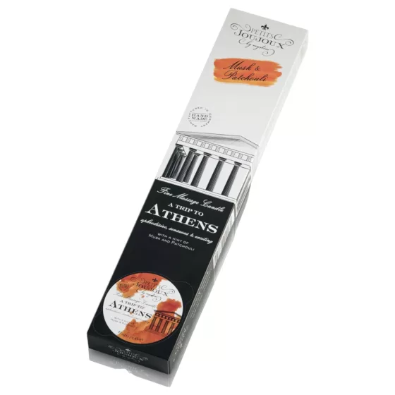 Petits Joujoux Athens - masážní svíčka - pižmo‑parfém (5×43 ml)
