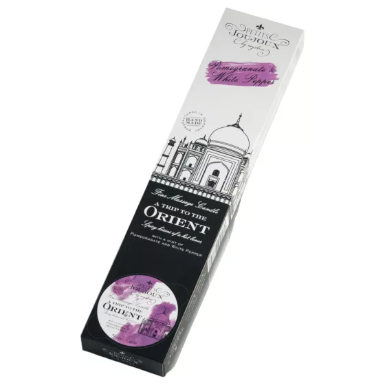 Petits Joujoux - masážní svíčka - granátové jablko a bílý pepř - 5x43ml