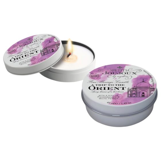 Petits Joujoux Orient - masážní svíčka 43ml - granátové jablko-bílý pepř