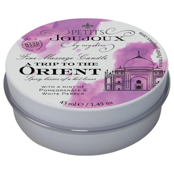 Petits Joujoux Orient - masážní svíčka 43ml - granátové jablko-bílý pepř